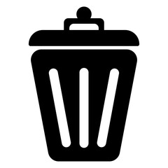 trash can icon illustration vector