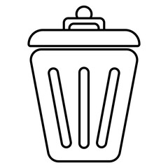 trash can icon illustration vector