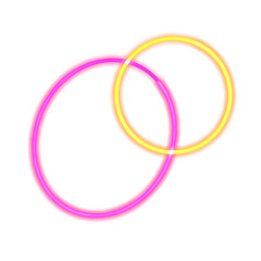 Elements Neon Retro style 80s.