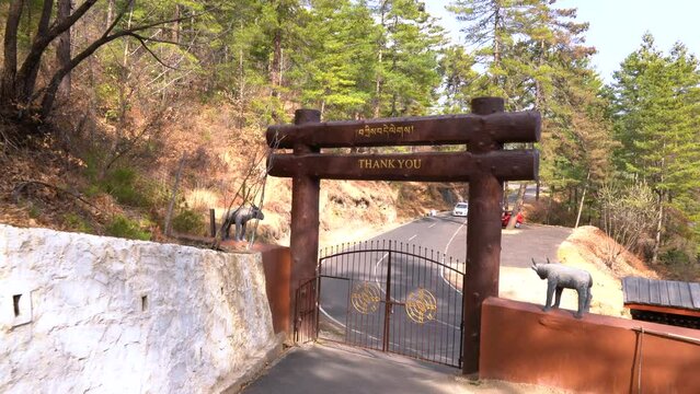 Motithang Takin Preserve in Thimphu, Bhutan