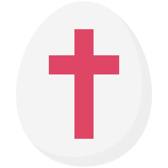 Holy Cross Vector Color Illustration Vector Icon which can easily modify or edit

