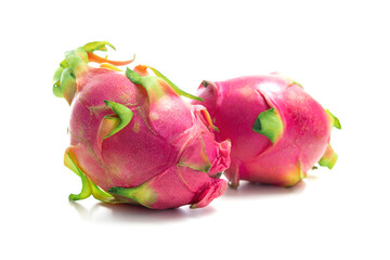 Dragon fruit isolated on white background