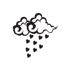 Chinese cloud or japanese cloud icon,illustration design template