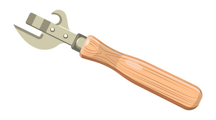 Bottle opener. Isolated on white background