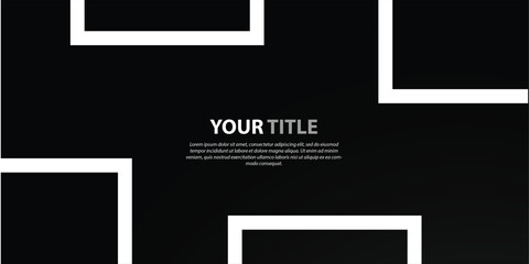 abstract backgorund with rectangle and typografi layout template
