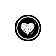 Fair Trade Icon, Ethical Trade Icon, Socially Responsible Icon. Vector with hand-drawn touch.