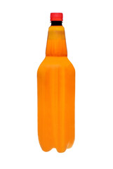 Fizzy drink in a plastic bottle