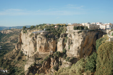 Fototapeta na wymiar Panoramic view of Ronda, Andalucia, Spain