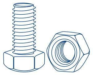 Vector nuts and bolts