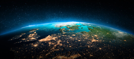 West Europe from space