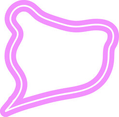 Pink fr5ame for notes