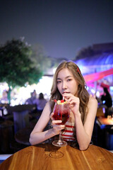 Girl in the Restaurant