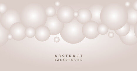 Modern abstract elegant 
background, bubbles circle shape design