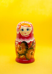 russian nesting doll isolated