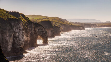 Northern Ireland, view of the coast from Dunluce Castle © Matteo Viviani