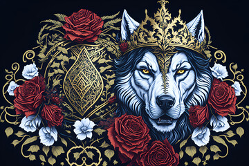 head of wolf