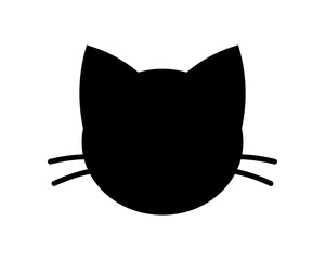 Cat head shape icon. - 581491502