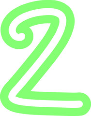 retro letter Z