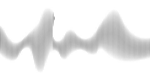 Abstract voice sound wave pattern element, Voice sound wave liens and audio technology background.