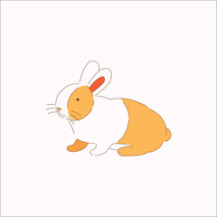 rabbit with carrot and Easter seamless pattern with rabbits and bunny free vector