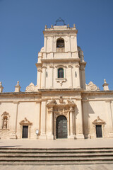 Fototapeta premium san nicolo mother church at Avola