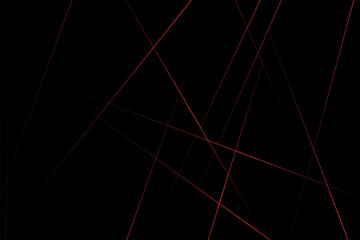 Abstract black with red lines, triangles background modern design. Vector illustration EPS 10.