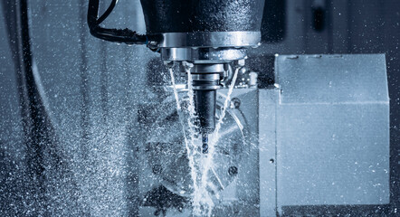 Coseup Working CNC turning cutting metal Industry machine iron tools with splash water