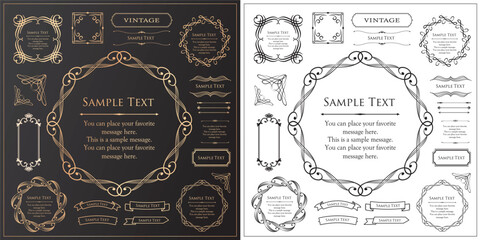 ラグジュアリーなフレームデザインコレクション