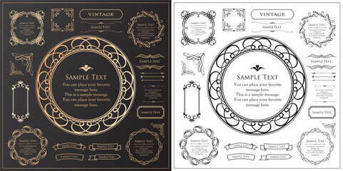 ラグジュアリーなフレームデザインコレクション