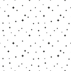 Seamless pattern with four pointed stars.