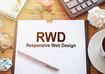 Responsive Web Design or RWD is an approach to web design that aims to make web pages render well on a variety of devices and screen sizes