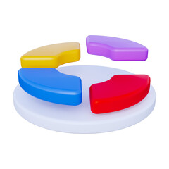 3D Chart Infographic Diagram