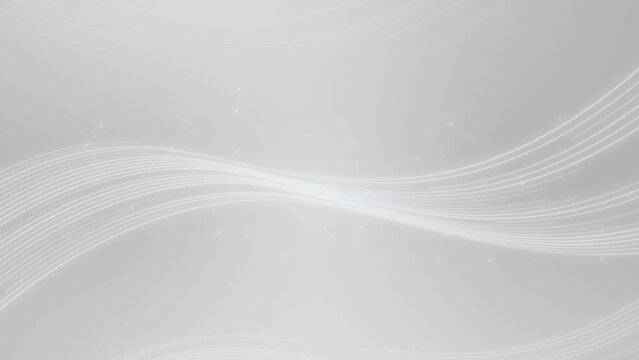 Elegant abstract smooth swoosh speed gray wave modern white line background, glitter sparkle