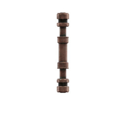 Copper Pipes 3D Alphabet or Lettering PNG Graphics
