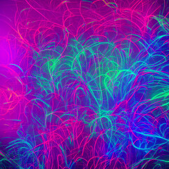 Abstract Neon Background "Generative AI"