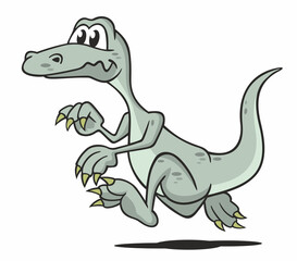 Dino Cartoon - Raptor
