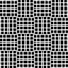 Fototapeta premium Vector monochrome pattern, Abstract texture for fabric print, card, table cloth, furniture, banner, cover, invitation, decoration, wrapping.seamless repeating pattern.Black and white color.