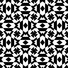 Vector monochrome pattern, Abstract texture for fabric print, card, table cloth, furniture, banner, cover, invitation, decoration, wrapping.seamless repeating pattern.Black and white color.