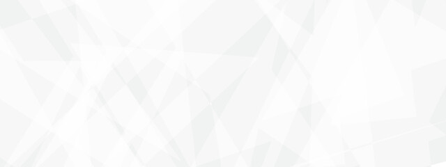 Abstract modern white and grey geometric triangle lines vector backgrounds. Design use for poster, template, wallpaper background.