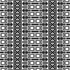 Vector monochrome pattern, Abstract texture for fabric print, card, table cloth, furniture, banner, cover, invitation, decoration, wrapping.seamless repeating pattern.Black and white color.