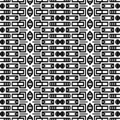 Vector monochrome pattern, Abstract texture for fabric print, card, table cloth, furniture, banner, cover, invitation, decoration, wrapping.seamless repeating pattern.Black and white color.