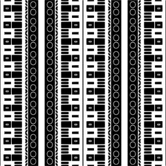 Vector monochrome pattern, Abstract texture for fabric print, card, table cloth, furniture, banner, cover, invitation, decoration, wrapping.seamless repeating pattern.Black and white color.