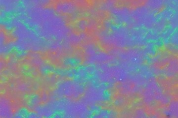 abstract watercolor rainbow night sky background wallpaper generative ai 