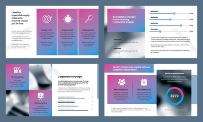 Powerpoint, google and keynote presentation slides template design.