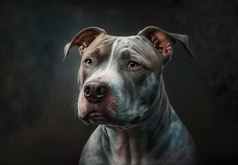 Pit Bull Terrier portrait