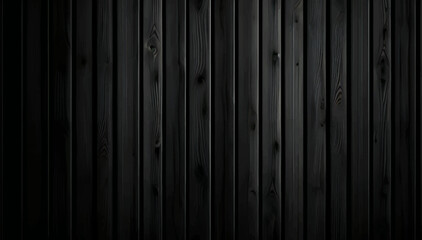 Black wooden panels. Vector texture. Vector background