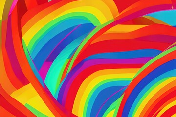 Colorful Paint Splash Texture in an Abstract Background