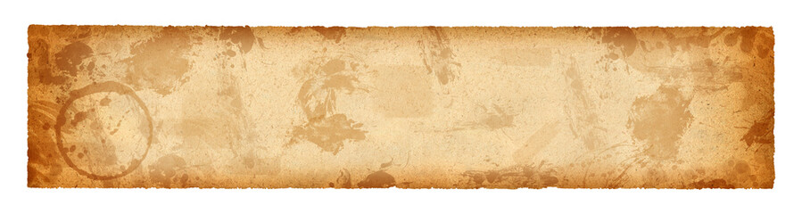 Long wide panoramic background texture, sheet of grunge paper. © Akova