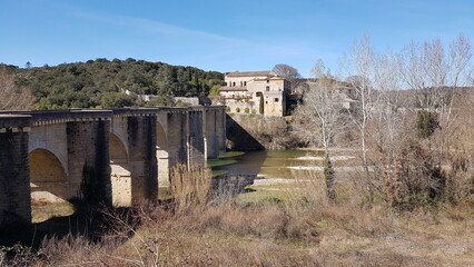 Fototapeta na wymiar Le Pont Saint-Nicolas de Campagnac