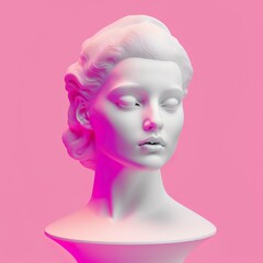 Contemporary Art: A Stunning Modern Abstract Sculpture Design of a Woman's Head